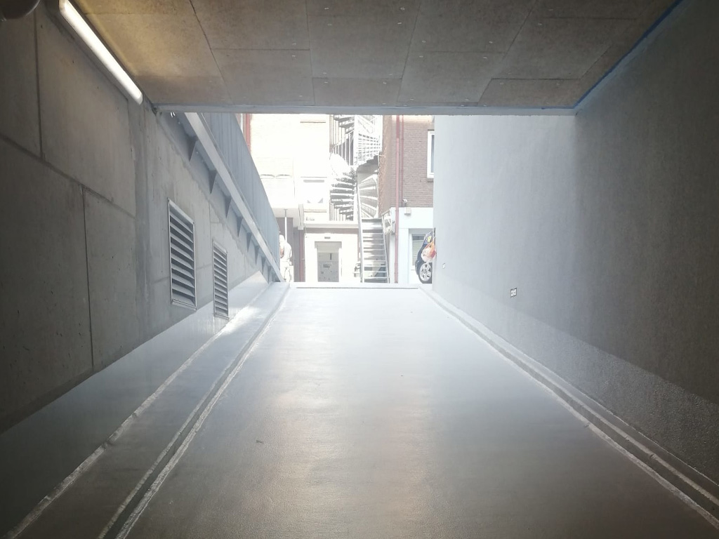 Referenz: Rampe Tiefgarage Kiel
