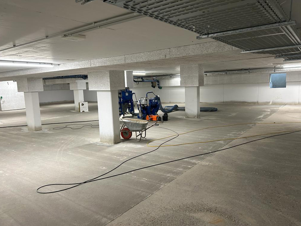 Referenz: Beschichtung einer Tiefgarage